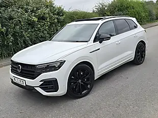 Used 2020 Volkswagen Touareg Black Edition White - Interior and Exterior details 4