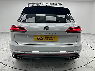 Used 2020 Volkswagen Touareg Sel White - Interior and Exterior details 4