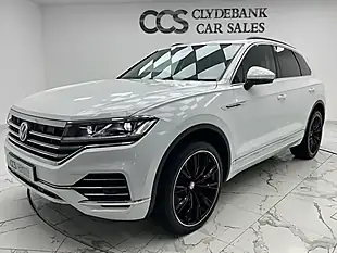 Used 2020 Volkswagen Touareg Sel White - Interior and Exterior details 7