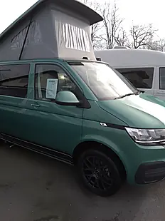 Used 2020 Volkswagen Transporter Camperking Bayleaf Green Metallic - Interior and Exterior details 2
