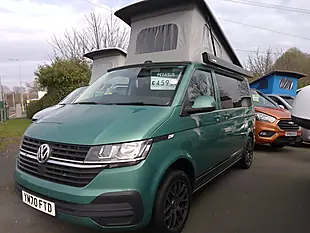 Used 2020 Volkswagen Transporter Camperking Bayleaf Green Metallic - Interior and Exterior details 3