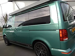 Used 2020 Volkswagen Transporter Camperking Bayleaf Green Metallic - Interior and Exterior details 4