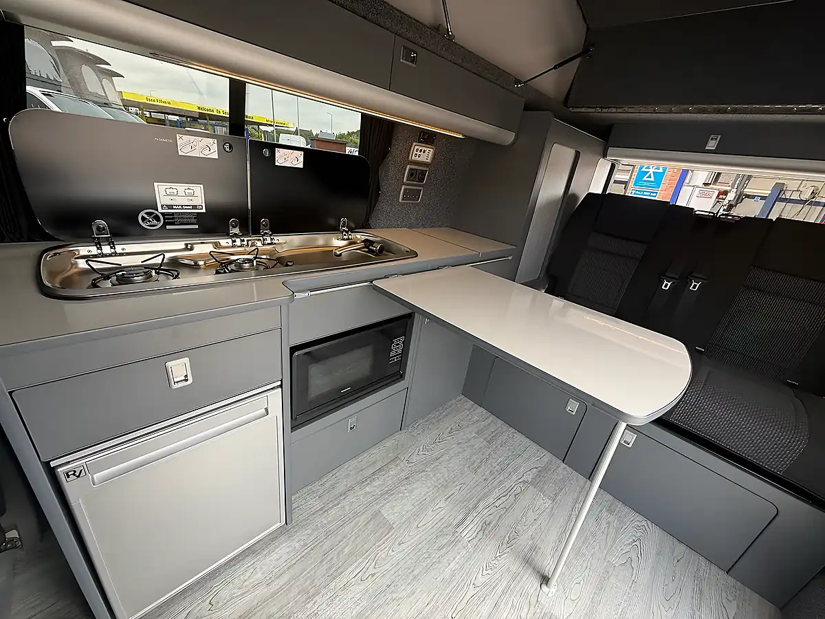 Used 2020 Volkswagen Transporter T30 Camper Ascot Grey - Interior and Exterior details 14