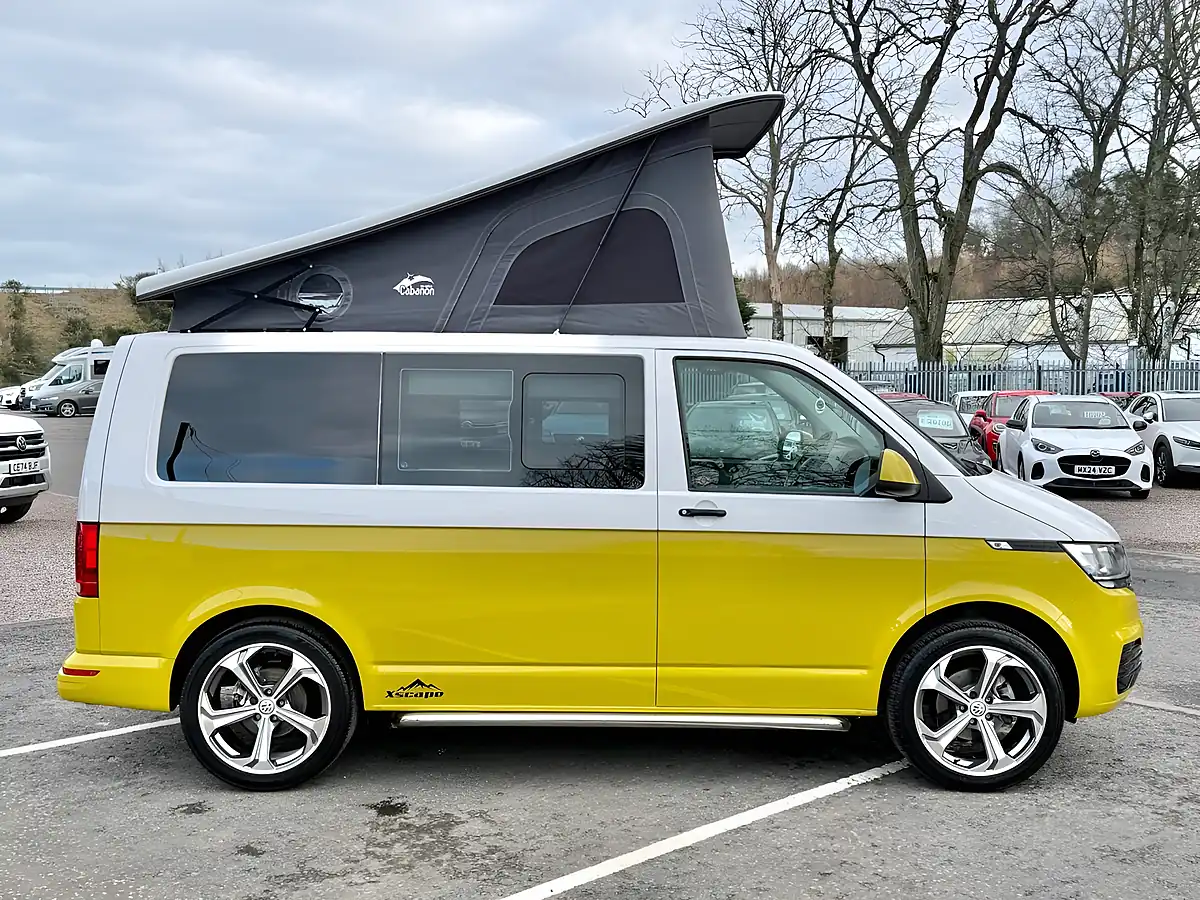 Used 2020 Volkswagen Transporter Xscape Camper Grape Yellow - Interior and Exterior details 3