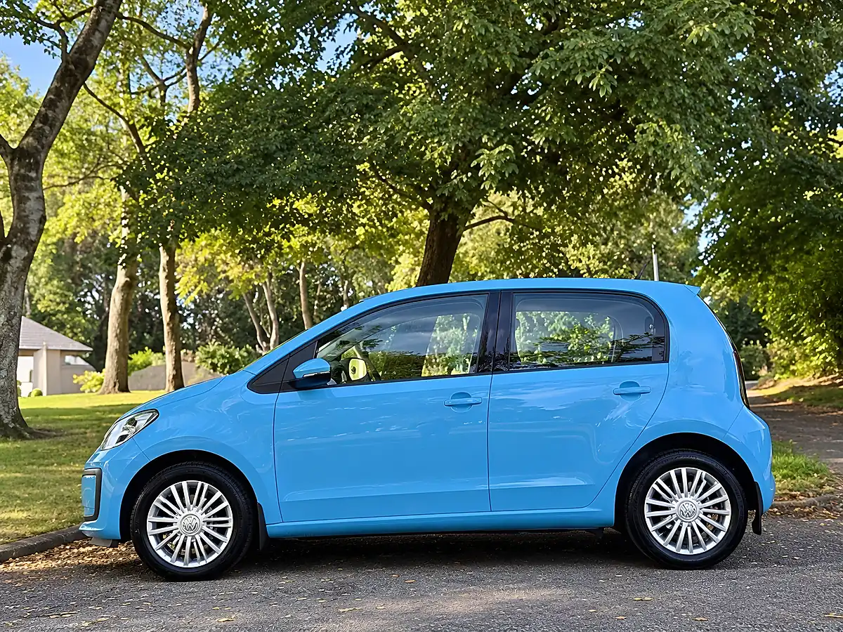 Used 2020 Volkswagen Up Hatchback 5dr Teal Blue - Interior and Exterior details 4
