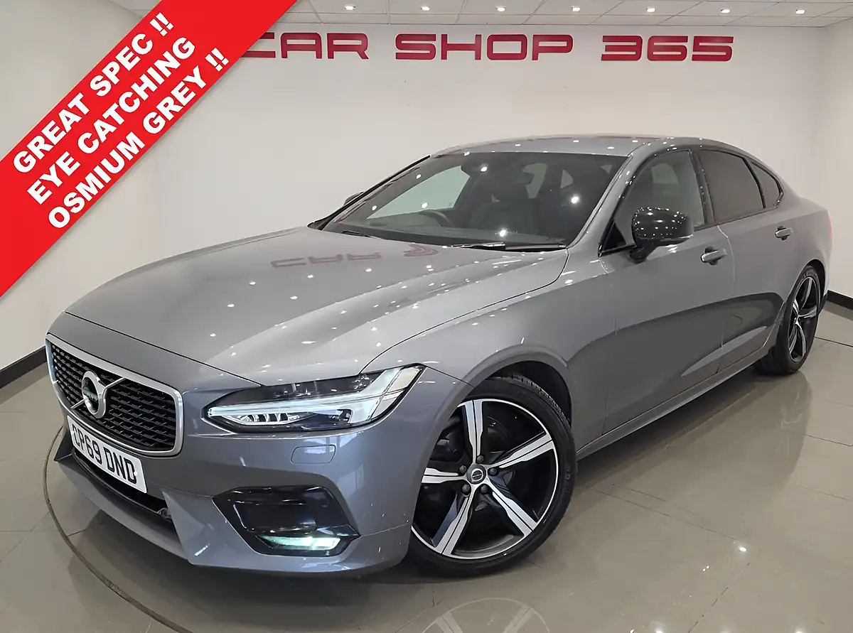 Used 2020 Volvo S90 R-Design Plus Grey - Front View