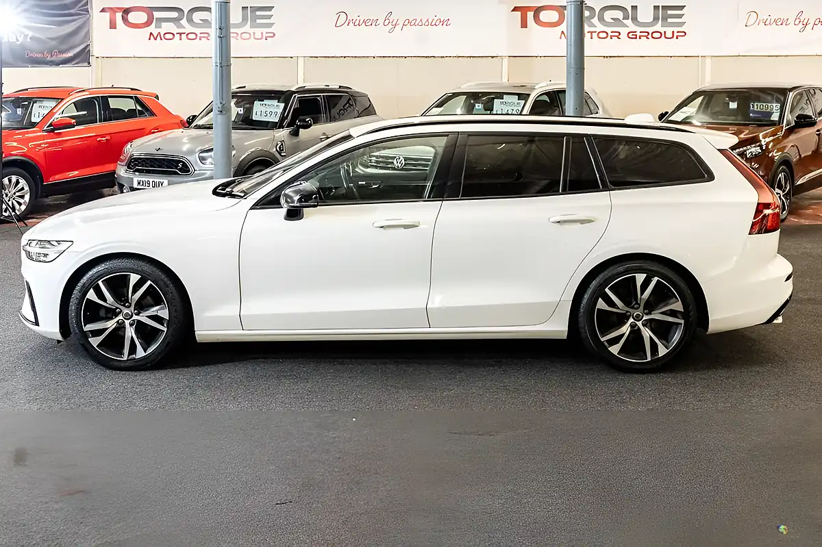 Used 2020 Volvo V60 R-Design White - Interior and Exterior details 14