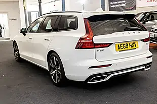 Used 2020 Volvo V60 R-Design White - Interior and Exterior details 15