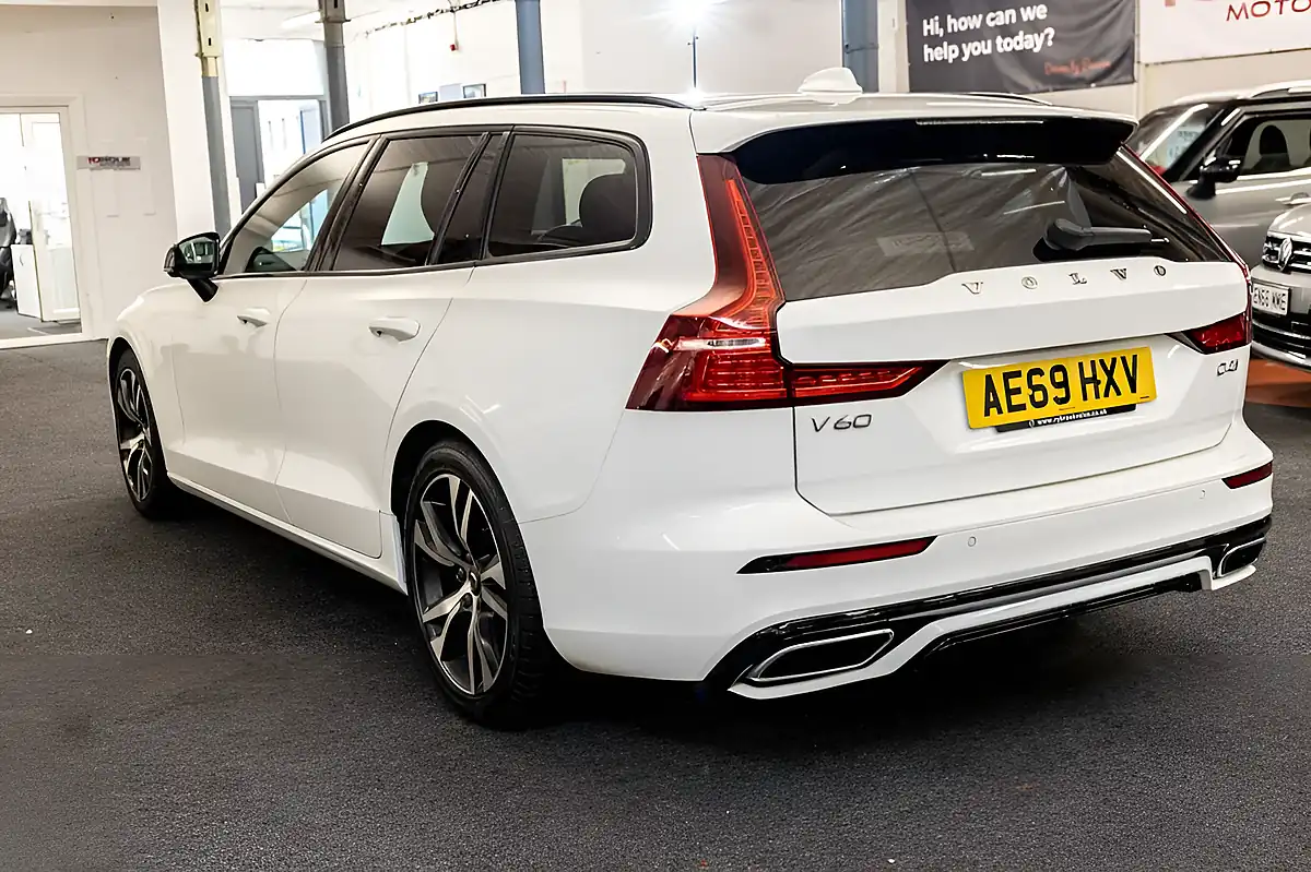 Used 2020 Volvo V60 R-Design White - Interior and Exterior details 15
