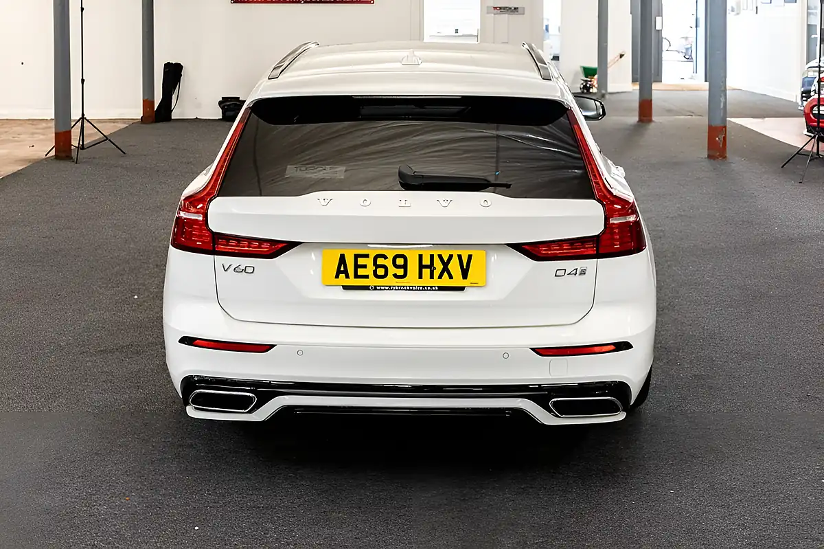 Used 2020 Volvo V60 R-Design White - Interior and Exterior details 18