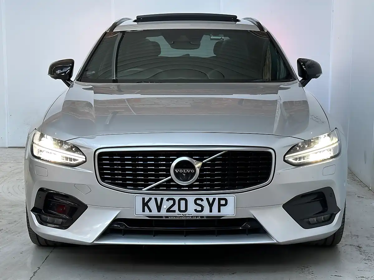 Used 2020 Volvo V90 R-Design Plus Aurora Silver - Interior and Exterior details 2