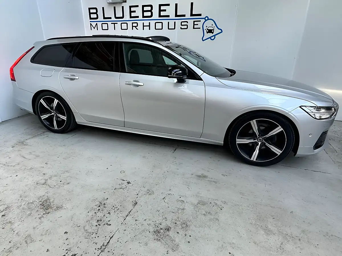 Used 2020 Volvo V90 R-Design Plus Aurora Silver - Interior and Exterior details 6