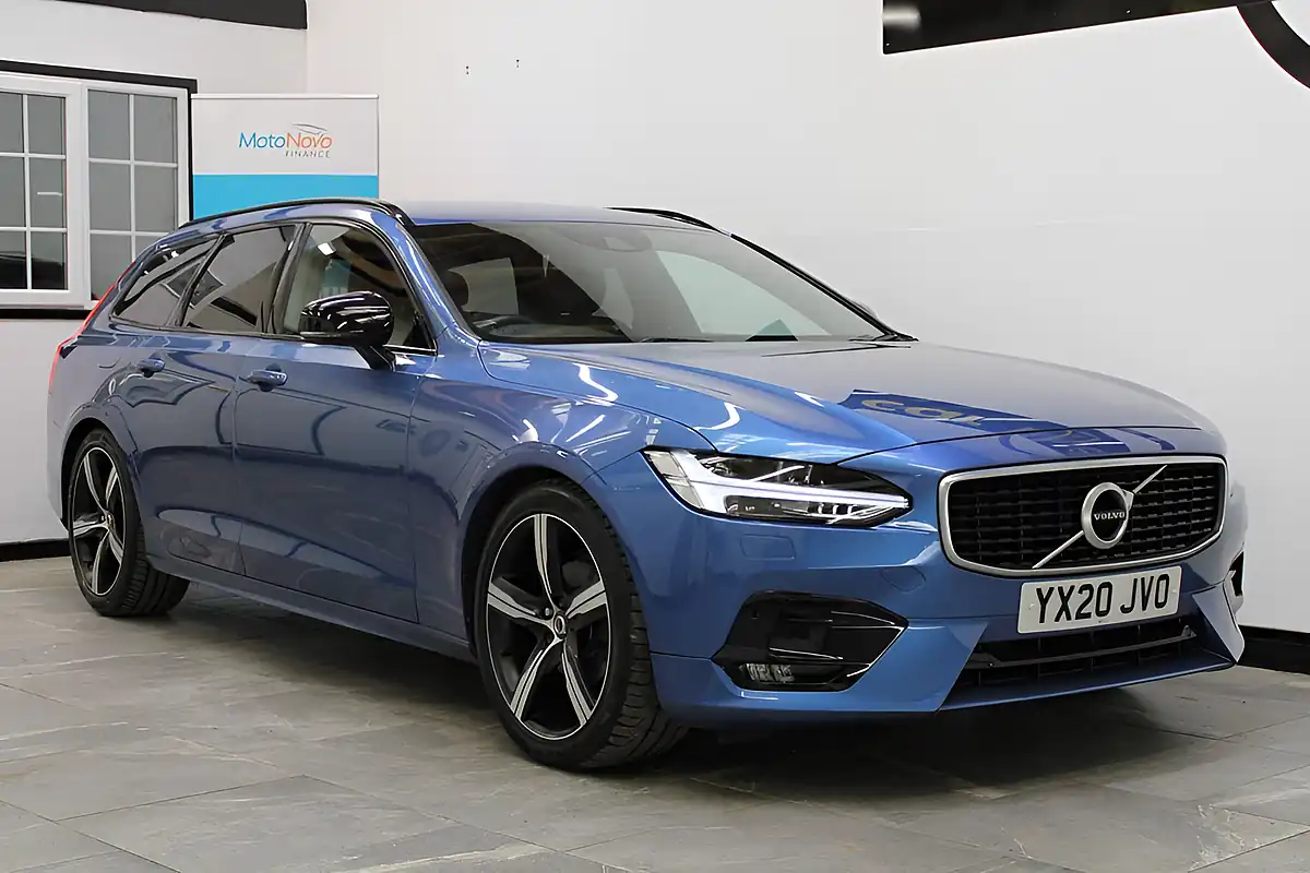 Used 2020 Volvo V90 R-Design Plus Blue - Interior and Exterior details 6