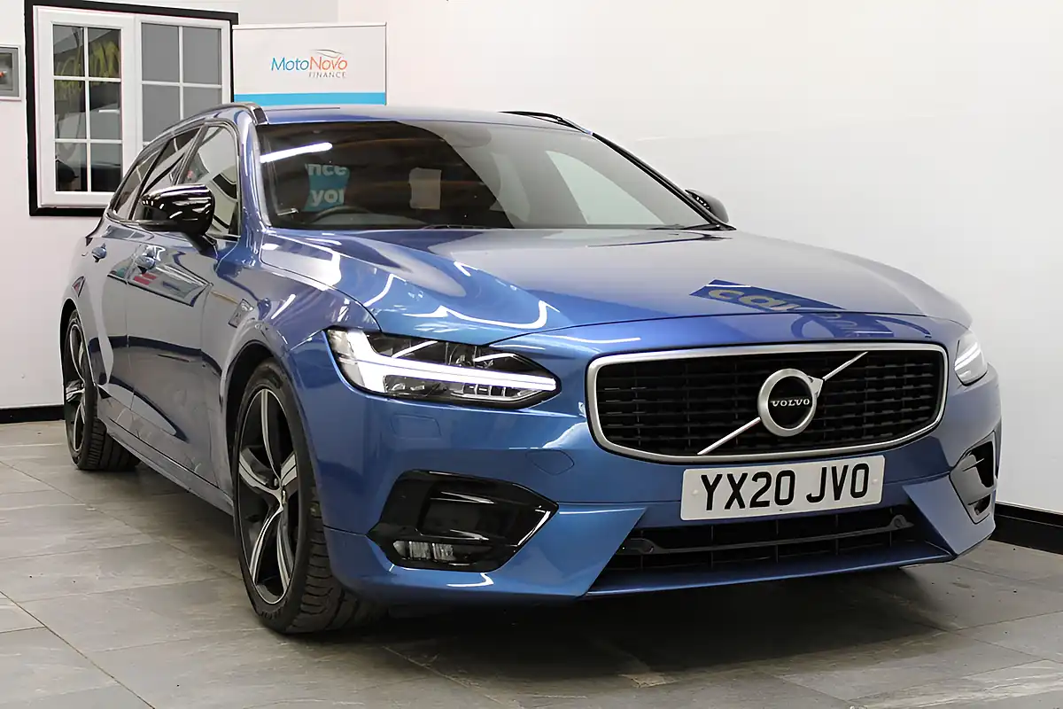 Used 2020 Volvo V90 R-Design Plus Blue - Interior and Exterior details 7