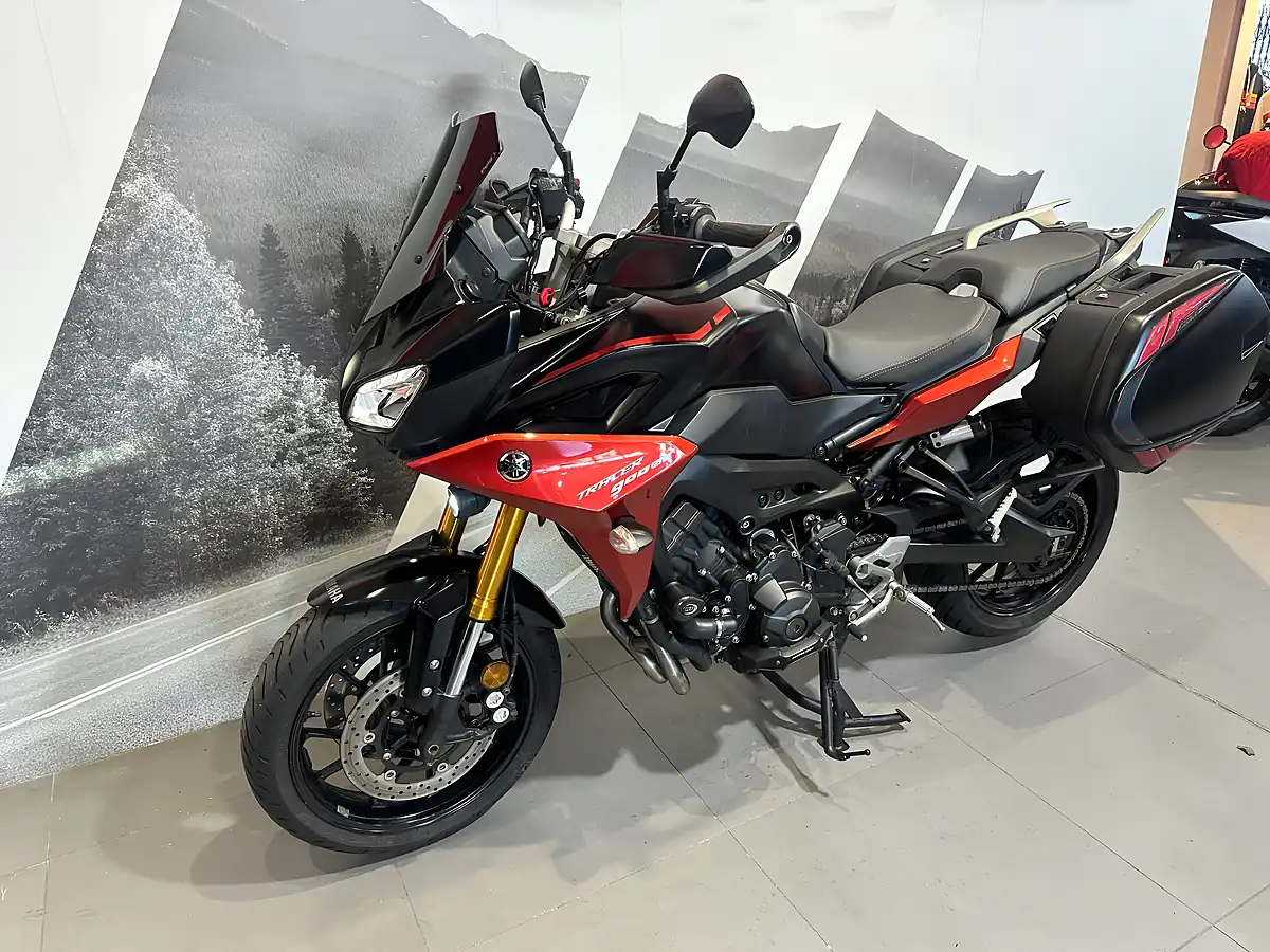 Used 2020 Yamaha Tracer 900 GT Black and Orange - Interior and Exterior details 4