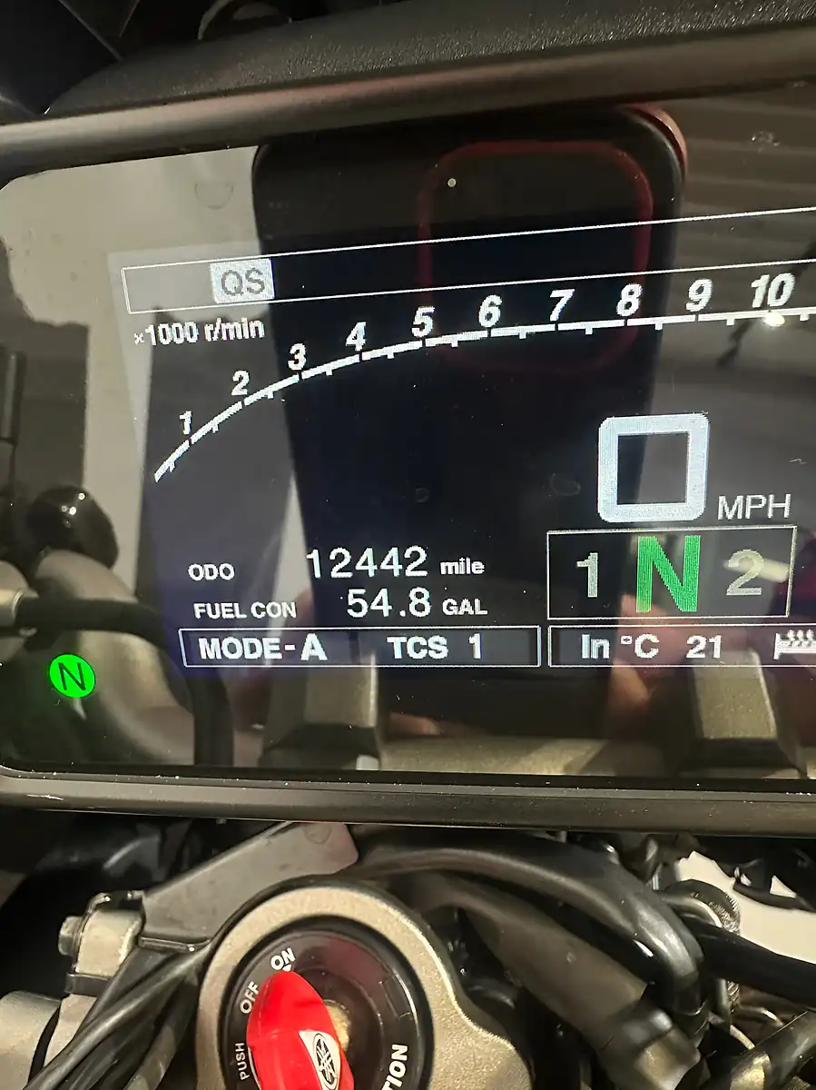 Used 2020 Yamaha Tracer 900 GT Black and Orange - Interior and Exterior details 7