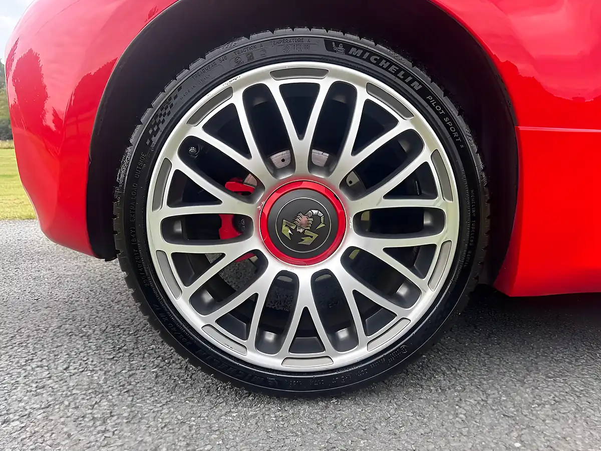Used 2021 Abarth 595 Turismo 70th Red - Interior and Exterior details 13