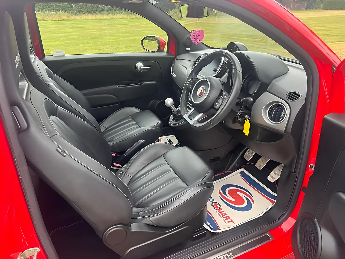 Used 2021 Abarth 595 Turismo 70th Red - Interior and Exterior details 14