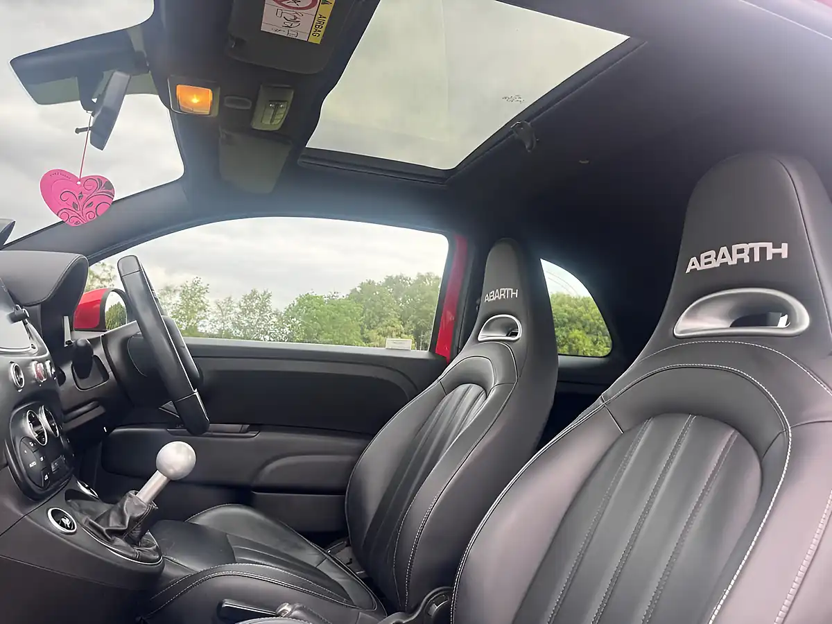 Used 2021 Abarth 595 Turismo 70th Red - Interior and Exterior details 15