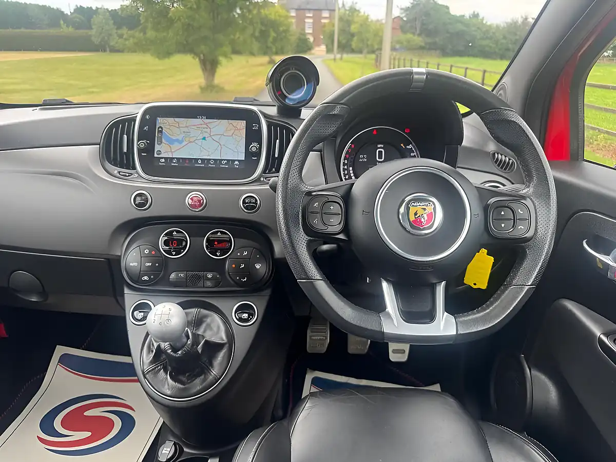 Used 2021 Abarth 595 Turismo 70th Red - Interior and Exterior details 16