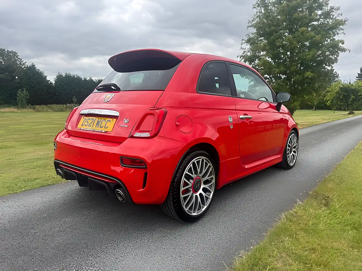 Used 2021 Abarth 595 Turismo 70th Red - Interior and Exterior details 3