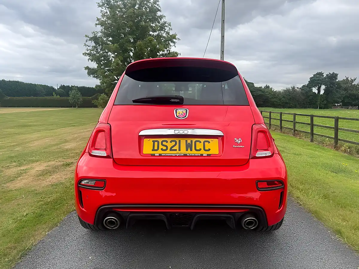 Used 2021 Abarth 595 Turismo 70th Red - Interior and Exterior details 4