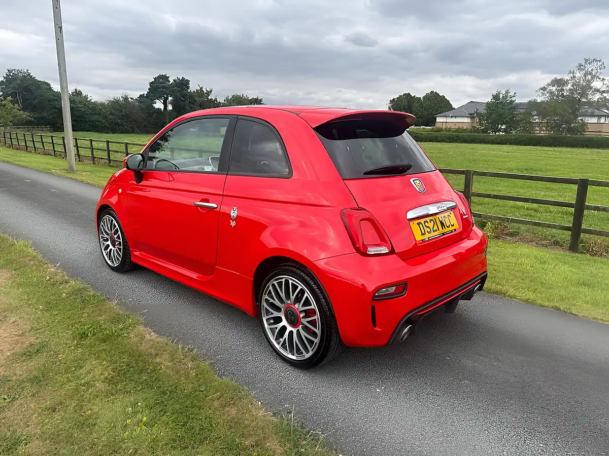Used 2021 Abarth 595 Turismo 70th Red - Interior and Exterior details 5