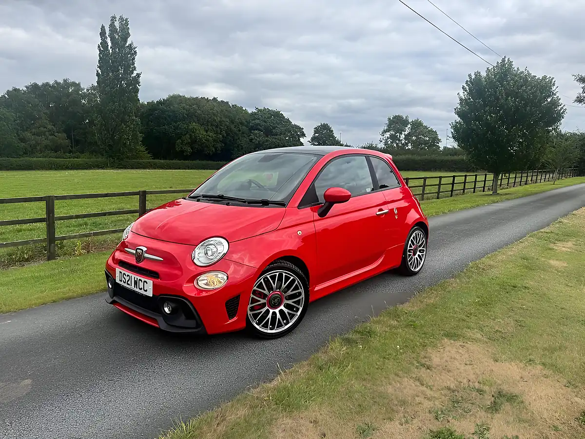 Used 2021 Abarth 595 Turismo 70th Red - Interior and Exterior details 8
