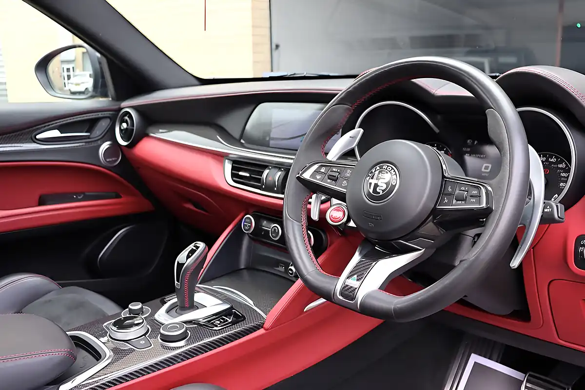 Used 2021 Alfa Romeo Stelvio Quadrifoglio Black - Interior and Exterior details 2