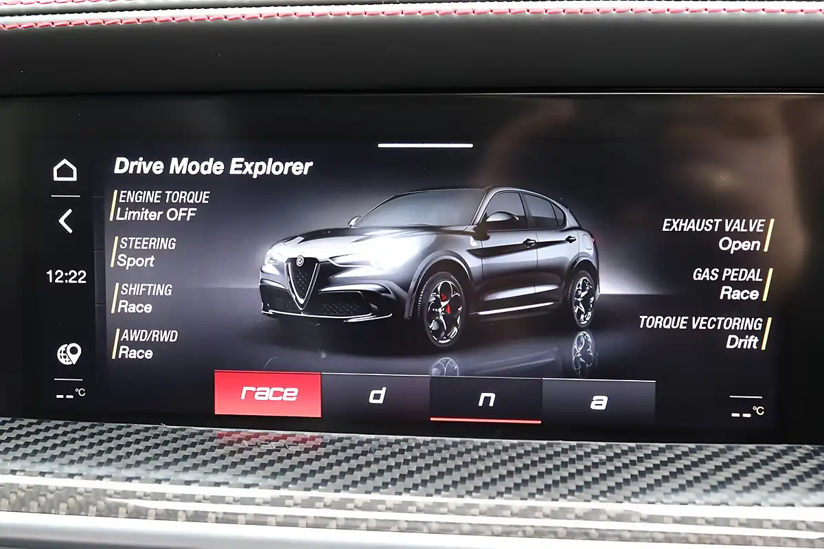 Used 2021 Alfa Romeo Stelvio Quadrifoglio Black - Interior and Exterior details 9