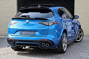 Used 2021 Alfa Romeo Stelvio Quadrifoglio Blue - Interior and Exterior details 3