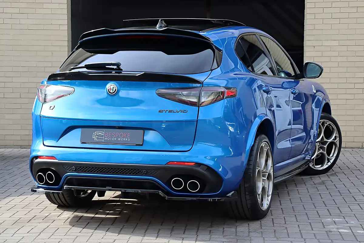 Used 2021 Alfa Romeo Stelvio Quadrifoglio Blue - Interior and Exterior details 3