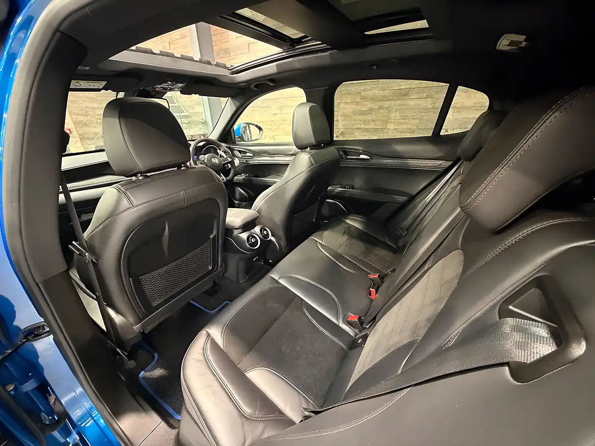 Used 2021 Alfa Romeo Stelvio Quadrifoglio Misano Blue - Interior and Exterior details 11