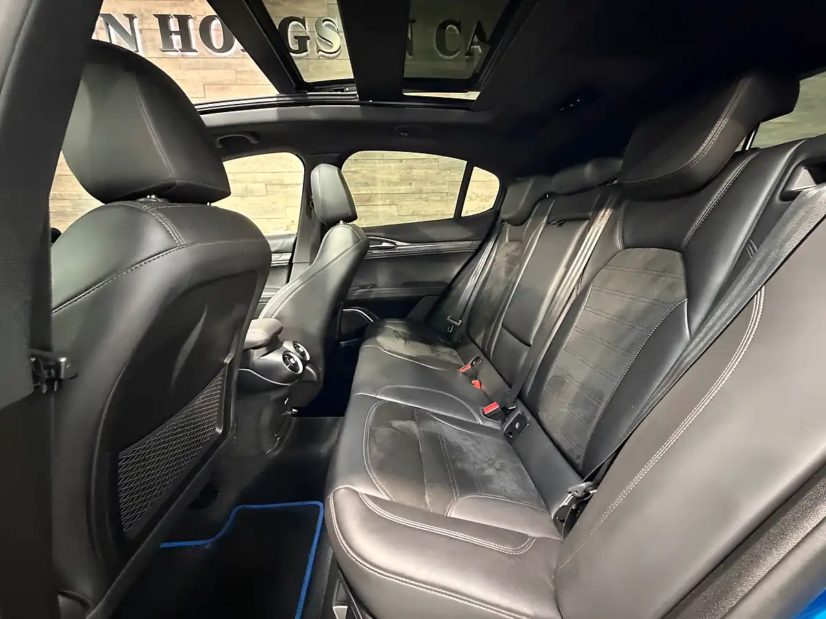 Used 2021 Alfa Romeo Stelvio Quadrifoglio Misano Blue - Interior and Exterior details 12