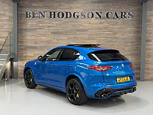 Used 2021 Alfa Romeo Stelvio Quadrifoglio Misano Blue - Interior and Exterior details 4