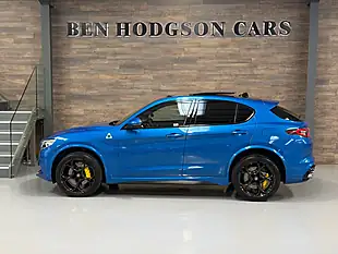 Used 2021 Alfa Romeo Stelvio Quadrifoglio Misano Blue - Interior and Exterior details 6