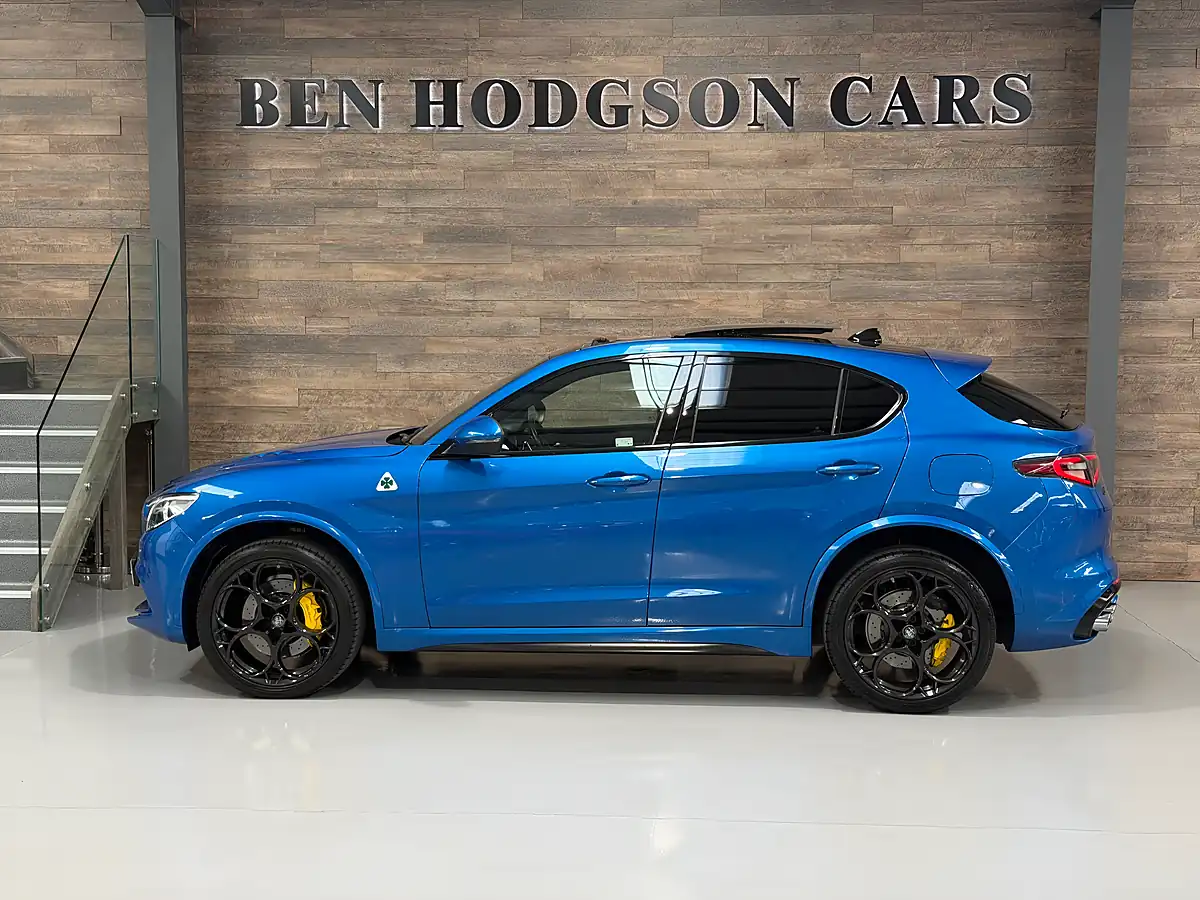 Used 2021 Alfa Romeo Stelvio Quadrifoglio Misano Blue - Interior and Exterior details 6