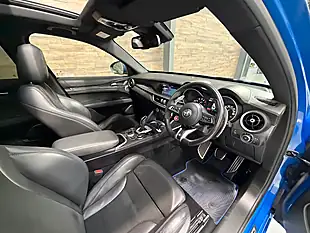 Used 2021 Alfa Romeo Stelvio Quadrifoglio Misano Blue - Interior and Exterior details 7