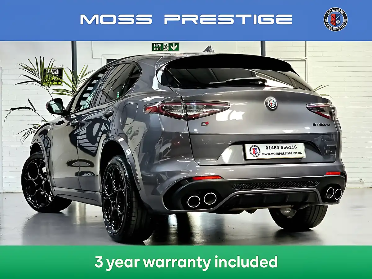 Used 2021 Alfa Romeo Stelvio Quadrifoglio Vesuvio Grey - Interior and Exterior details 2
