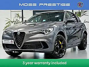 Used 2021 Alfa Romeo Stelvio Quadrifoglio Vesuvio Grey - Interior and Exterior details 3