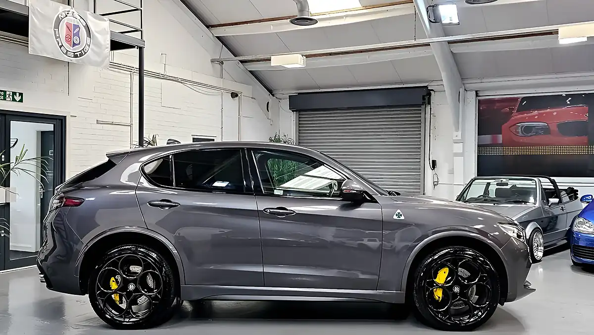 Used 2021 Alfa Romeo Stelvio Quadrifoglio Vesuvio Grey - Interior and Exterior details 5