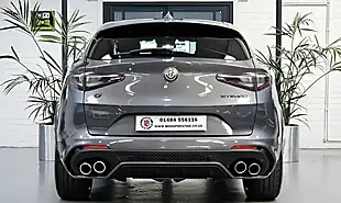 Used 2021 Alfa Romeo Stelvio Quadrifoglio Vesuvio Grey - Interior and Exterior details 7