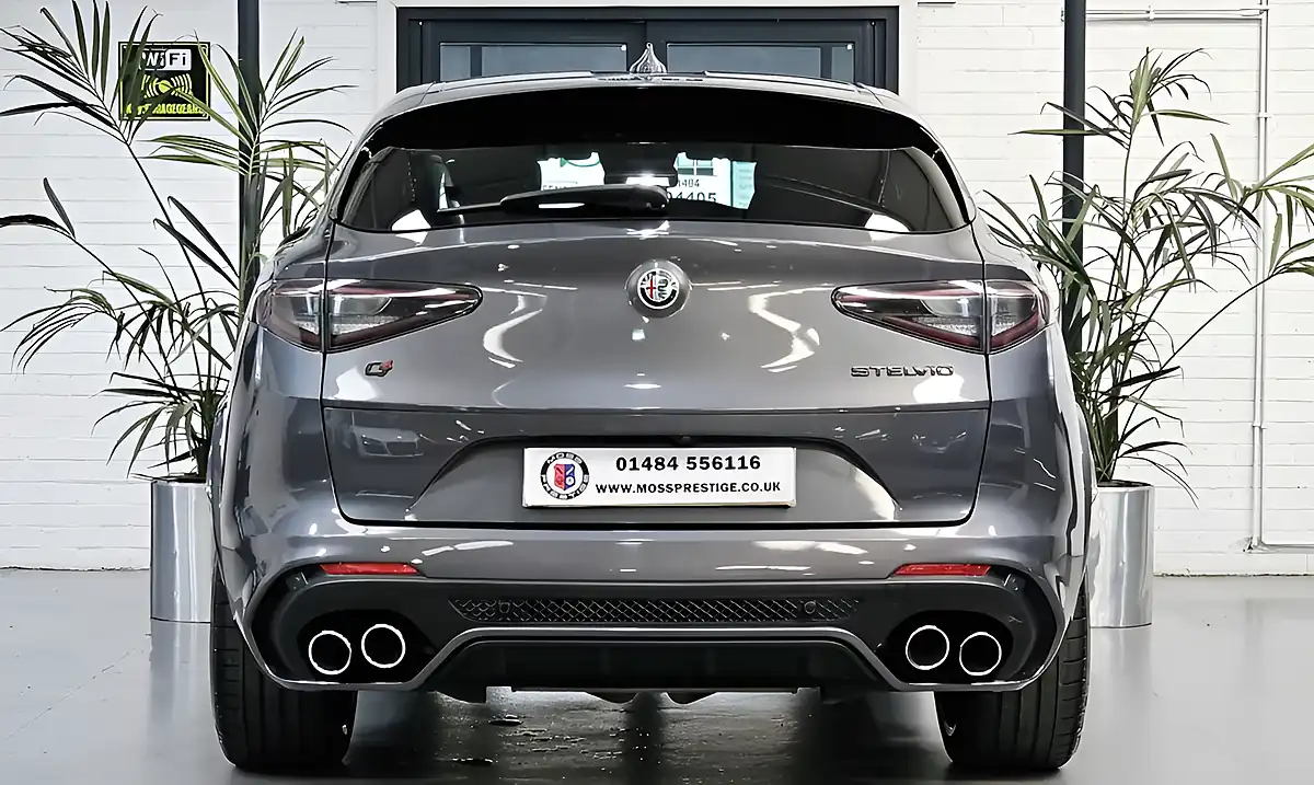 Used 2021 Alfa Romeo Stelvio Quadrifoglio Vesuvio Grey - Interior and Exterior details 7