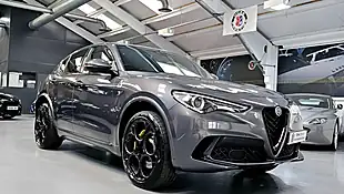 Used 2021 Alfa Romeo Stelvio Quadrifoglio Vesuvio Grey - Interior and Exterior details 8