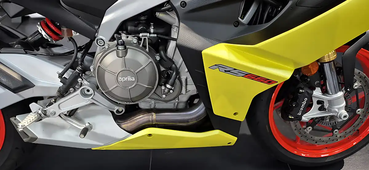 Used 2021 Aprilia RS 660 Acidic Yellow - Interior and Exterior details 6