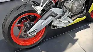 Used 2021 Aprilia RS 660 Acidic Yellow - Interior and Exterior details 3