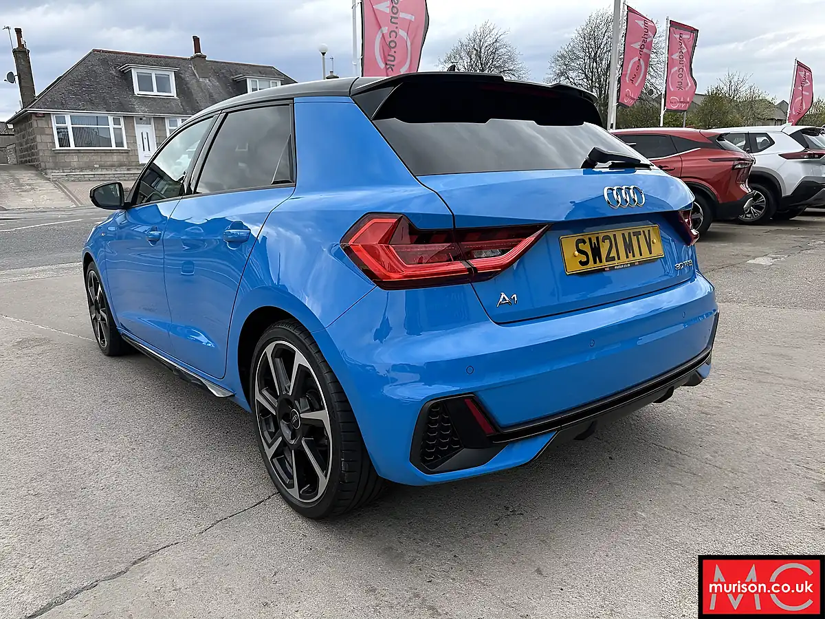 Used 2021 Audi A1 Black Edition Blue - Interior and Exterior details 8