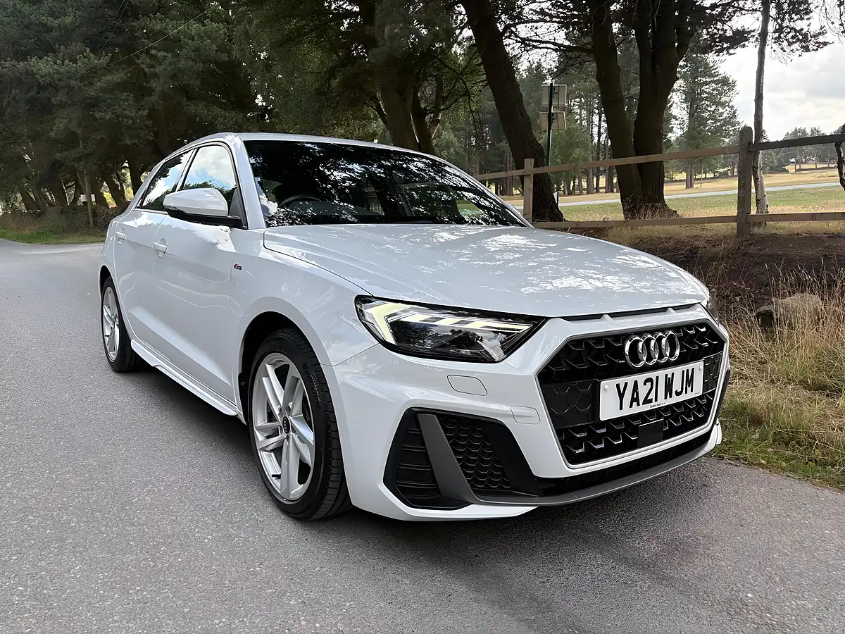 Used 2021 Audi A1 S Line White - Front View