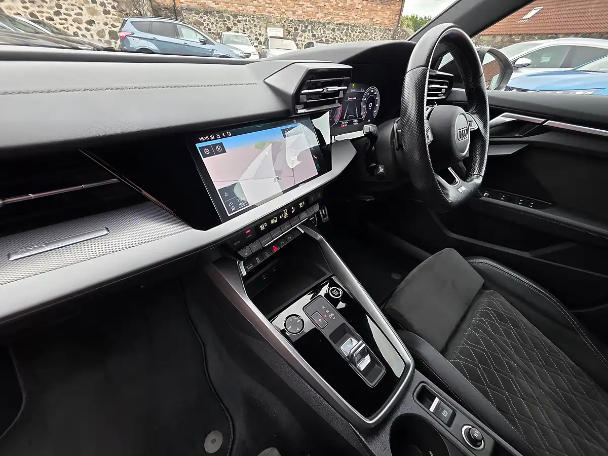 Used 2021 Audi A3 Edition 1 Sportback Glacier White Metallic - Interior and Exterior details 11