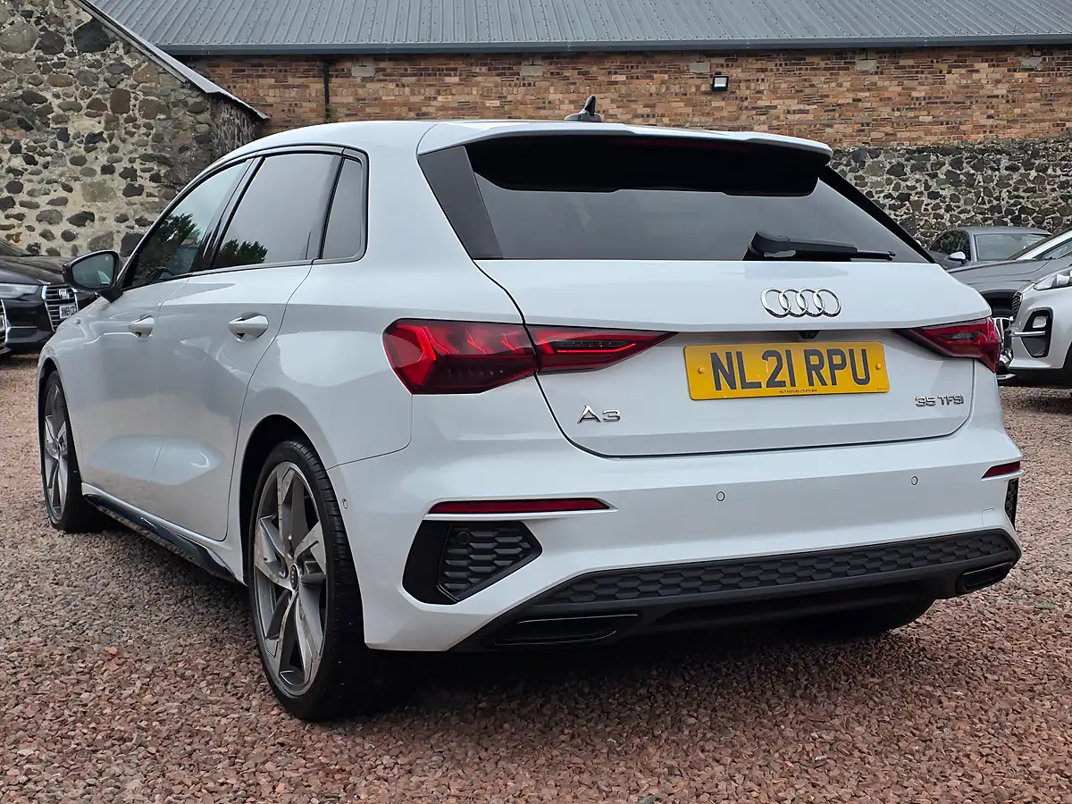 Used 2021 Audi A3 Edition 1 Sportback Glacier White Metallic - Interior and Exterior details 15